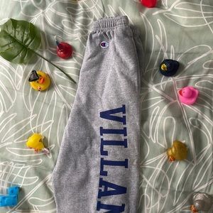 Villanova grey sweatpants